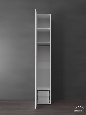 Шкаф с антресолью Linnea MHR-1POA-3 2450х400х510 (Белый-М 11.1.1) в Златоусте - zlatoust.ok-mebel.com | фото 5