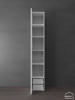 Шкаф с антресолью Linnea MHR-1POA-4 2450х400х510 (Белый-М 11.1.1) в Златоусте - zlatoust.ok-mebel.com | фото 6