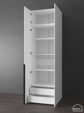 Шкаф с антресолью Linnea MHR-2A-4 2450х800х510 (Белый-М 11.1.2) в Златоусте - zlatoust.ok-mebel.com | фото 5