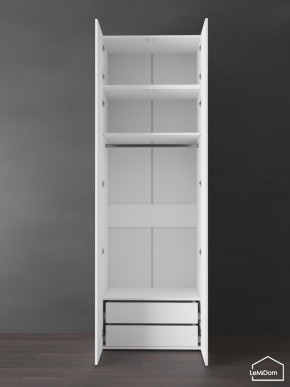 Шкаф с антресолью Linnea MHR-2POA-3 2450х800х510 (Белый-М 11.1.1) в Златоусте - zlatoust.ok-mebel.com | фото 5