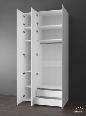 Шкаф с антресолью Linnea MHR-3POA-2 2450х1200х510 (Белый-М 11.1.1) в Златоусте - zlatoust.ok-mebel.com | фото 5