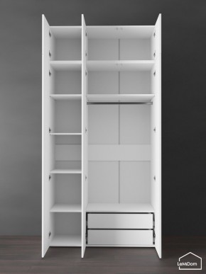 Шкаф с антресолью Linnea MHR-3POA-2 2450х1200х510 (Белый-М 11.1.1) в Златоусте - zlatoust.ok-mebel.com | фото 6