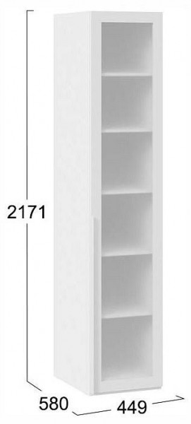 Шкаф-витрина Порто СМ-393.07.008 в Златоусте - zlatoust.ok-mebel.com | фото 3