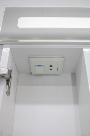 Шкаф-зеркало Аврора 60 с подсветкой LED Домино (DV8005HZ) в Златоусте - zlatoust.ok-mebel.com | фото 10