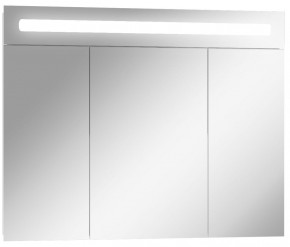 Шкаф-зеркало Аврора 90 с подсветкой LED Домино (DV8011HZ) в Златоусте - zlatoust.ok-mebel.com | фото
