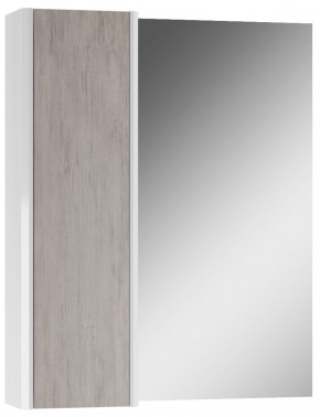 Шкаф-зеркало Uno 60 Дуб серый левый/правый Домино (DU1503HZ) в Златоусте - zlatoust.ok-mebel.com | фото 2