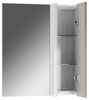 Шкаф-зеркало Uno 60 Дуб серый левый/правый Домино (DU1503HZ) в Златоусте - zlatoust.ok-mebel.com | фото 4