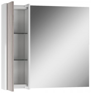 Шкаф-зеркало Uno 80 Дуб серый левый/правый Домино (DU1504HZ) в Златоусте - zlatoust.ok-mebel.com | фото 4