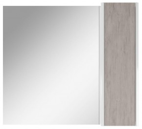 Шкаф-зеркало Uno 80 Дуб серый левый/правый Домино (DU1504HZ) в Златоусте - zlatoust.ok-mebel.com | фото 5