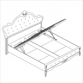 Спальня Мишель 6-ти ств (белый матовый/экокожа) в Златоусте - zlatoust.ok-mebel.com | фото 4