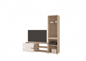 Стенка АНТАЛИЯ 1 (Сонома/Графит софт) в Златоусте - zlatoust.ok-mebel.com | фото 2