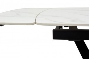 Стол ALATRI 120 MATT WHITE MARBLE SOLID CERAMIC / BLACK, ®DISAUR в Златоусте - zlatoust.ok-mebel.com | фото 5