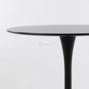 Стол Barneo T-3 Tulip style (RAL9017 черный, D90) в Златоусте - zlatoust.ok-mebel.com | фото