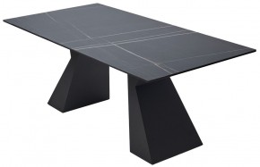 Стол БОГАРТ 200 TITANIUM BLACK PULIDO, керамика / Черный М-City в Златоусте - zlatoust.ok-mebel.com | фото 5