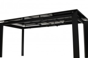 Стол CORNER 120 HIGH GLOSS STATUARIO керамика, стекло/ черный каркас, ®DISAUR в Златоусте - zlatoust.ok-mebel.com | фото 9