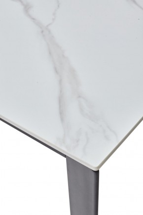 Стол CORNER 120 MATT WHITE MARBLE SOLID CERAMIC / BLACK, ®DISAUR в Златоусте - zlatoust.ok-mebel.com | фото 8