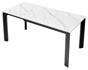 Стол CORNER 120 MATT WHITE MARBLE SOLID CERAMIC / BLACK, ®DISAUR в Златоусте - zlatoust.ok-mebel.com | фото 7