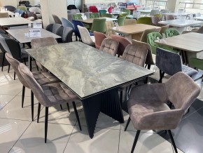 Стол IVAR 180 MARBLES KL-80 Серый мрамор, итальянская керамика, ®DISAUR в Златоусте - zlatoust.ok-mebel.com | фото 11
