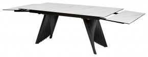 Стол IVAR 180 MARBLES KL-99 Белый мрамор, итальянская керамика/серый, ®DISAUR в Златоусте - zlatoust.ok-mebel.com | фото 10