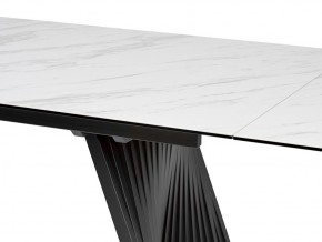 Стол IVAR 180 MARBLES KL-99 Белый мрамор, итальянская керамика/серый, ®DISAUR в Златоусте - zlatoust.ok-mebel.com | фото 8