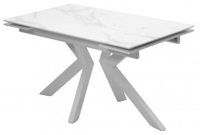 Стол Кентукки 3 140 БЕЛЫЙ МРАМОР, стекло / БЕЛЫЙ, М-City в Златоусте - zlatoust.ok-mebel.com | фото 5