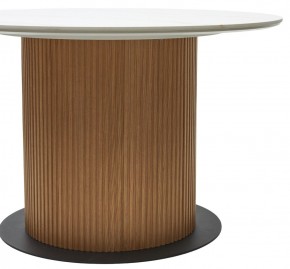 Стол MESA D120 цвет БЕЛЫЙ МРАМОР M326 / Каркас OAK, ®DISAUR в Златоусте - zlatoust.ok-mebel.com | фото 6