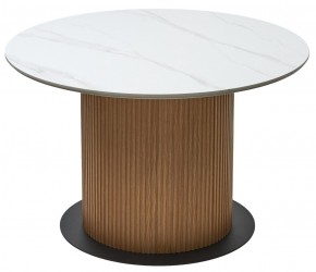 Стол MESA D120 цвет БЕЛЫЙ МРАМОР M326 / Каркас OAK, ®DISAUR в Златоусте - zlatoust.ok-mebel.com | фото 7
