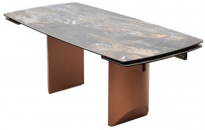 Стол ПУАНТО 200 TITANIUM LAWA NERO, керамика / МЕДЬ каркас М-City в Златоусте - zlatoust.ok-mebel.com | фото 8