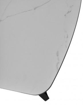 Стол RASMUS 160 TL-45 Белый мрамор, испанская керамика / черный каркас, ®DISAUR в Златоусте - zlatoust.ok-mebel.com | фото 6