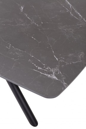 Стол RIVOLI 140 MATT BLACK MARBLE SOLID CERAMIC / BLACK, ®DISAUR в Златоусте - zlatoust.ok-mebel.com | фото 10