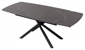 Стол RIVOLI 140 MATT BLACK MARBLE SOLID CERAMIC / BLACK, ®DISAUR в Златоусте - zlatoust.ok-mebel.com | фото 3