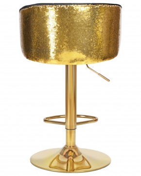 Стул барный DOBRIN DARCY GOLD SHINY, черный велюр с золотыми пайетками в Златоусте - zlatoust.ok-mebel.com | фото 5