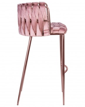 Стул барный DOBRIN EMMA ROSE GOLD, розовый велюр (VF-10) в Златоусте - zlatoust.ok-mebel.com | фото 3