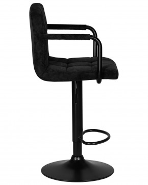 Стул барный DOBRIN KRUGER ARM BLACK, черный вельвет (LAR-E2041-52) в Златоусте - zlatoust.ok-mebel.com | фото 3
