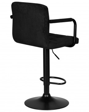Стул барный DOBRIN KRUGER ARM BLACK, черный вельвет (LAR-E2041-52) в Златоусте - zlatoust.ok-mebel.com | фото 4