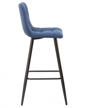 Стул барный DOBRIN NICOLE, черные матовые ножки, синяя ткань (UF860-14B) в Златоусте - zlatoust.ok-mebel.com | фото 3