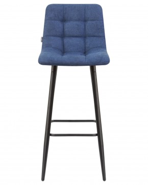 Стул барный DOBRIN NICOLE, черные матовые ножки, синяя ткань (UF860-14B) в Златоусте - zlatoust.ok-mebel.com | фото 6