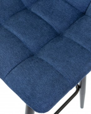 Стул барный DOBRIN NICOLE, черные матовые ножки, синяя ткань (UF860-14B) в Златоусте - zlatoust.ok-mebel.com | фото 8