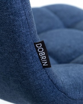 Стул барный DOBRIN NICOLE, черные матовые ножки, синяя ткань (UF860-14B) в Златоусте - zlatoust.ok-mebel.com | фото 9