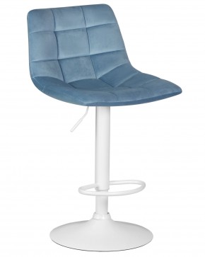 Стул барный DOBRIN TAILOR WHITE, пудрово-голубой велюр (MJ9-74) в Златоусте - zlatoust.ok-mebel.com | фото