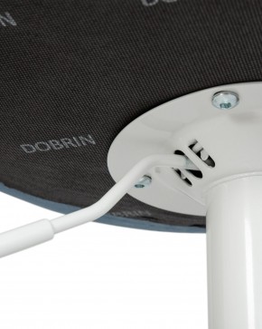 Стул барный DOBRIN TAILOR WHITE, пудрово-голубой велюр (MJ9-74) в Златоусте - zlatoust.ok-mebel.com | фото 7