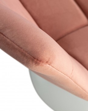 Стул барный DOBRIN TAILOR WHITE, пудрово-розовый велюр (MJ9-32) в Златоусте - zlatoust.ok-mebel.com | фото 7