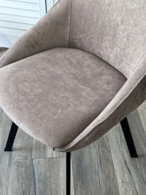 Стул CASA, 360 град. поворот. B5 Капучино, велюр / черный каркас,М-City в Златоусте - zlatoust.ok-mebel.com | фото 3