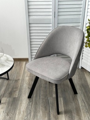 Стул DUNA 360 град. поворот. B22 Серый, велюр / черный каркас, М-City в Златоусте - zlatoust.ok-mebel.com | фото 8