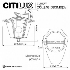 Светильник на штанге Citilux FORTS CLU10W в Златоусте - zlatoust.ok-mebel.com | фото 9