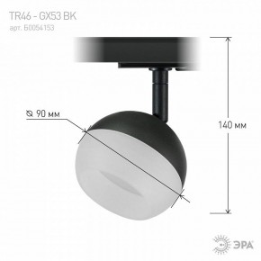 Светильник на штанге Эра  TR46 - GX53 BK в Златоусте - zlatoust.ok-mebel.com | фото 8