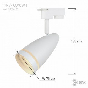 Светильник на штанге Эра  TR49 - GU10 WH в Златоусте - zlatoust.ok-mebel.com | фото 4