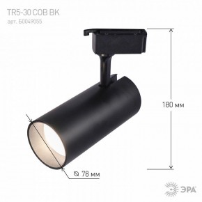 Светильник на штанге Эра  TR5-30 COB BK в Златоусте - zlatoust.ok-mebel.com | фото 5