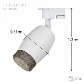 Светильник на штанге Эра  TR51 - GU10 WH в Златоусте - zlatoust.ok-mebel.com | фото 4