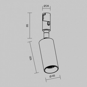 Светильник на штанге Maytoni Focus Led TR201-1-10W3K-M-B в Златоусте - zlatoust.ok-mebel.com | фото 7